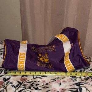 Ami Purple and Yellow Bag